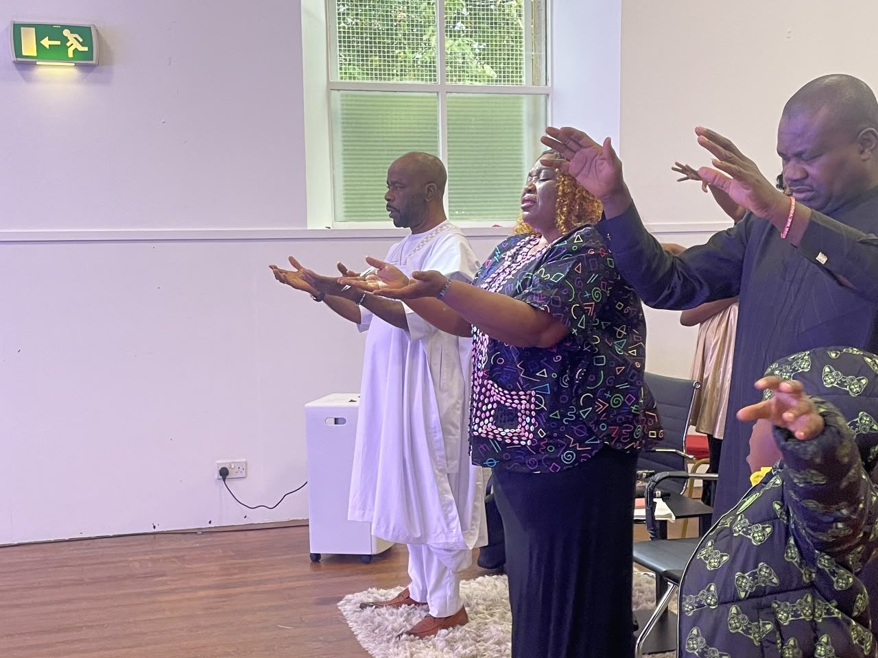 Hands Raised in Worship